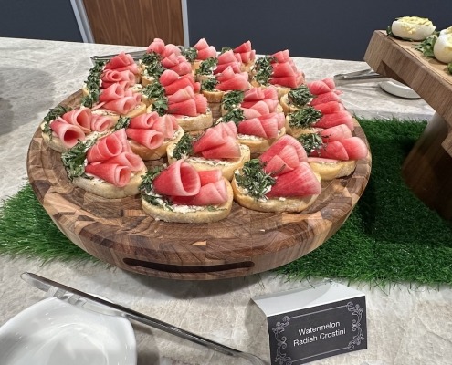 watermelon crostini